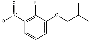 Benzene, 2-fluoro-1-(2-methylpropoxy)-3-nitro- Structure