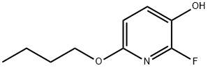 3-Pyridinol, 6-butoxy-2-fluoro- Structure