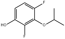 Phenol, 2,4-difluoro-3-(1-methylethoxy)- Structure