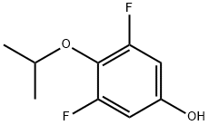 Phenol, 3,5-difluoro-4-(1-methylethoxy)- Structure