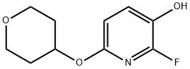 3-Pyridinol, 2-fluoro-6-[(tetrahydro-2H-pyran-4-yl)oxy]- Structure