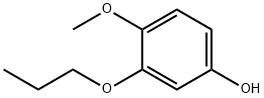 Phenol, 4-methoxy-3-propoxy- Structure