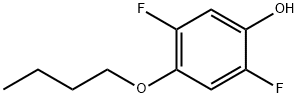 Phenol, 4-butoxy-2,5-difluoro- Structure