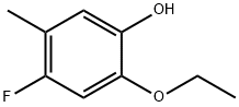 Phenol, 2-ethoxy-4-fluoro-5-methyl- Structure