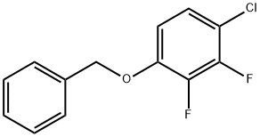 Benzene, 1-chloro-2,3-difluoro-4-(phenylmethoxy)- Structure