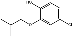 Phenol, 4-chloro-2-(2-methylpropoxy)- Structure