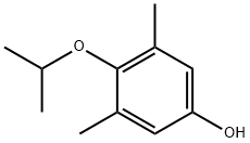 Phenol, 3,5-dimethyl-4-(1-methylethoxy)- Structure