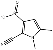 1H-Pyrrole-2-carbonitrile, 1,5-dimethyl-3-nitro- Structure