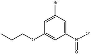 Benzene, 1-bromo-3-nitro-5-propoxy- Structure