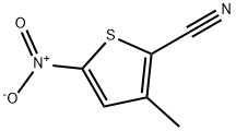 2-Thiophenecarbonitrile, 3-methyl-5-nitro- Structure