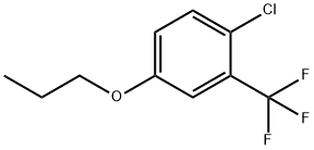 Benzene, 1-chloro-4-propoxy-2-(trifluoromethyl)- Structure