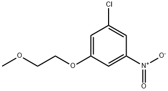 Benzene, 1-chloro-3-(2-methoxyethoxy)-5-nitro- Structure