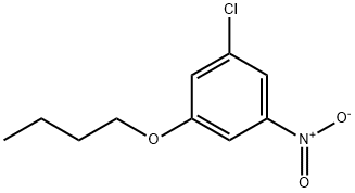 Benzene, 1-butoxy-3-chloro-5-nitro- Structure