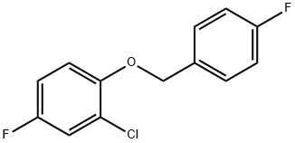 Benzene, 2-chloro-4-fluoro-1-[(4-fluorophenyl)methoxy]- Structure