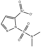 1H-Pyrazole-1-sulfonamide, N,N-dimethyl-5-nitro- Structure