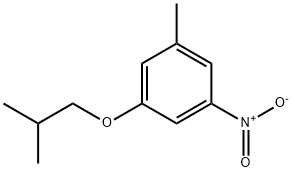 Benzene, 1-methyl-3-(2-methylpropoxy)-5-nitro- Structure