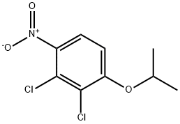 Benzene, 2,3-dichloro-1-(1-methylethoxy)-4-nitro- Structure