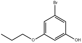 Phenol, 3-bromo-5-propoxy- Structure