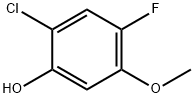 Phenol, 2-chloro-4-fluoro-5-methoxy- Structure