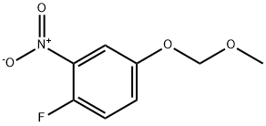 Benzene, 1-fluoro-4-(methoxymethoxy)-2-nitro- Structure