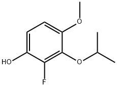 Phenol, 2-fluoro-4-methoxy-3-(1-methylethoxy)- Structure