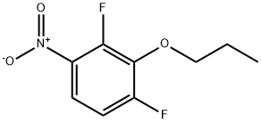 Benzene, 1,3-difluoro-4-nitro-2-propoxy- Structure