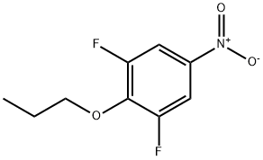 Benzene, 1,3-difluoro-5-nitro-2-propoxy- Structure