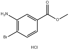 methyl 3-amino-4-bromobenzoate hydrochloride Structure