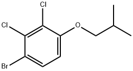 Benzene, 1-bromo-2,3-dichloro-4-(2-methylpropoxy)- Structure