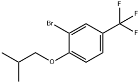 Benzene, 2-bromo-1-(2-methylpropoxy)-4-(trifluoromethyl)- Structure