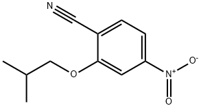 Benzonitrile, 2-(2-methylpropoxy)-4-nitro- Structure