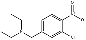 Benzenemethanamine, 3-chloro-N,N-diethyl-4-nitro- Structure