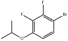 Benzene, 1-bromo-2,3-difluoro-4-(1-methylethoxy)- Structure