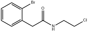 2-(2-Bromophenyl)-N-(2-chloroethyl)acetamide Structure