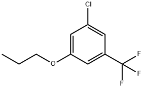 Benzene, 1-chloro-3-propoxy-5-(trifluoromethyl)- Structure