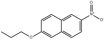 Naphthalene, 2-nitro-6-propoxy- Structure