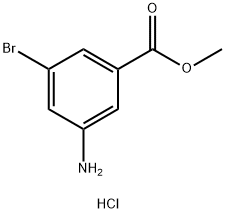 methyl 3-amino-5-bromobenzoate hydrochloride Structure