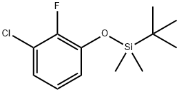 Benzene, 1-chloro-3-[[(1,1-dimethylethyl)dimethylsilyl]oxy]-2-fluoro- Structure