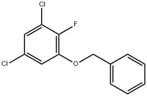 Benzene, 1,5-dichloro-2-fluoro-3-(phenylmethoxy)- Structure