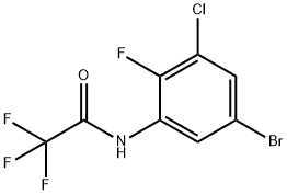 Acetamide, N-(5-bromo-3-chloro-2-fluorophenyl)-2,2,2-trifluoro- Structure