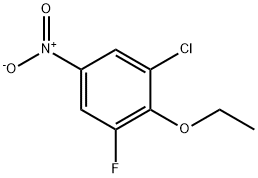 Benzene, 1-chloro-2-ethoxy-3-fluoro-5-nitro- Structure