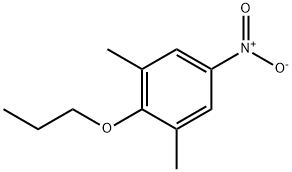 Benzene, 1,3-dimethyl-5-nitro-2-propoxy- Structure