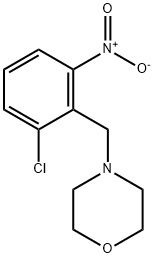 Morpholine, 4-[(2-chloro-6-nitrophenyl)methyl]- Structure