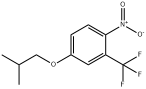 Benzene, 4-(2-methylpropoxy)-1-nitro-2-(trifluoromethyl)- Structure