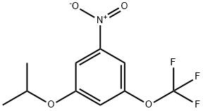 Benzene, 1-(1-methylethoxy)-3-nitro-5-(trifluoromethoxy)- Structure