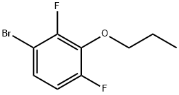 Benzene, 1-bromo-2,4-difluoro-3-propoxy- Structure