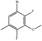 Benzene, 1-bromo-2,4-difluoro-3-methoxy-5-methyl- Structure