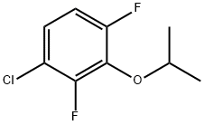 Benzene, 1-chloro-2,4-difluoro-3-(1-methylethoxy)- Structure