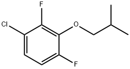 Benzene, 1-chloro-2,4-difluoro-3-(2-methylpropoxy)- Structure