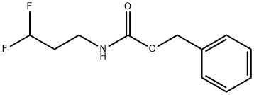 Carbamic acid, N-(3,3-difluoropropyl)-, phenylmethyl ester Structure